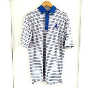 FootJoy Mens Size M Golf Performance Polo Neshanic Valley Short Sleeve Striped